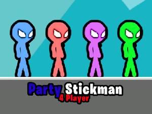 Fête Stickman 4 Joueur